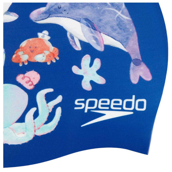Speedo Παιδικό σκουφάκι κολύμβησης Junior Digitally printed cap Speedo Παιδικό σκουφάκι κολύμβησης Junior Digitally printed cap